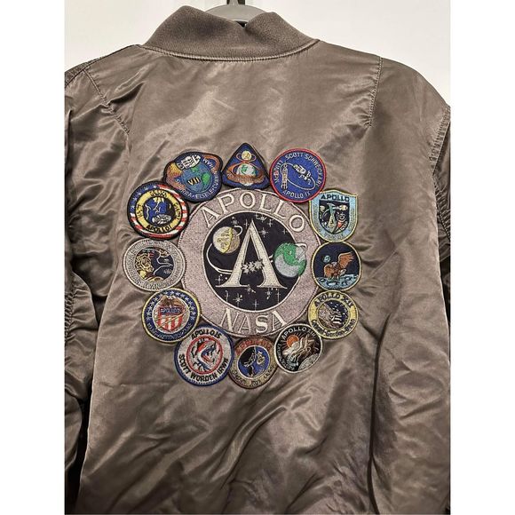 NWT Alpha Industries Apollo MA-1 Bomber Jacket Size L - Picture 9 of 10